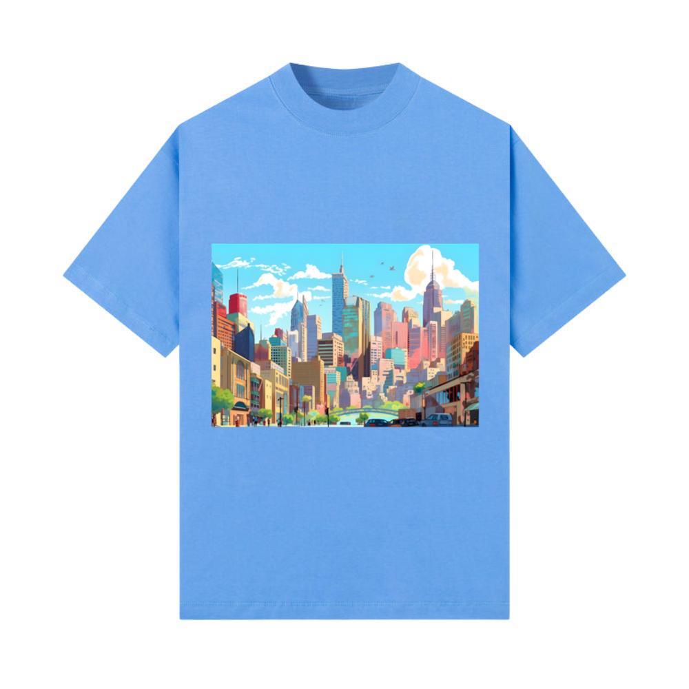 Sydney Spectacle Anime Skyline Design T-Shirt