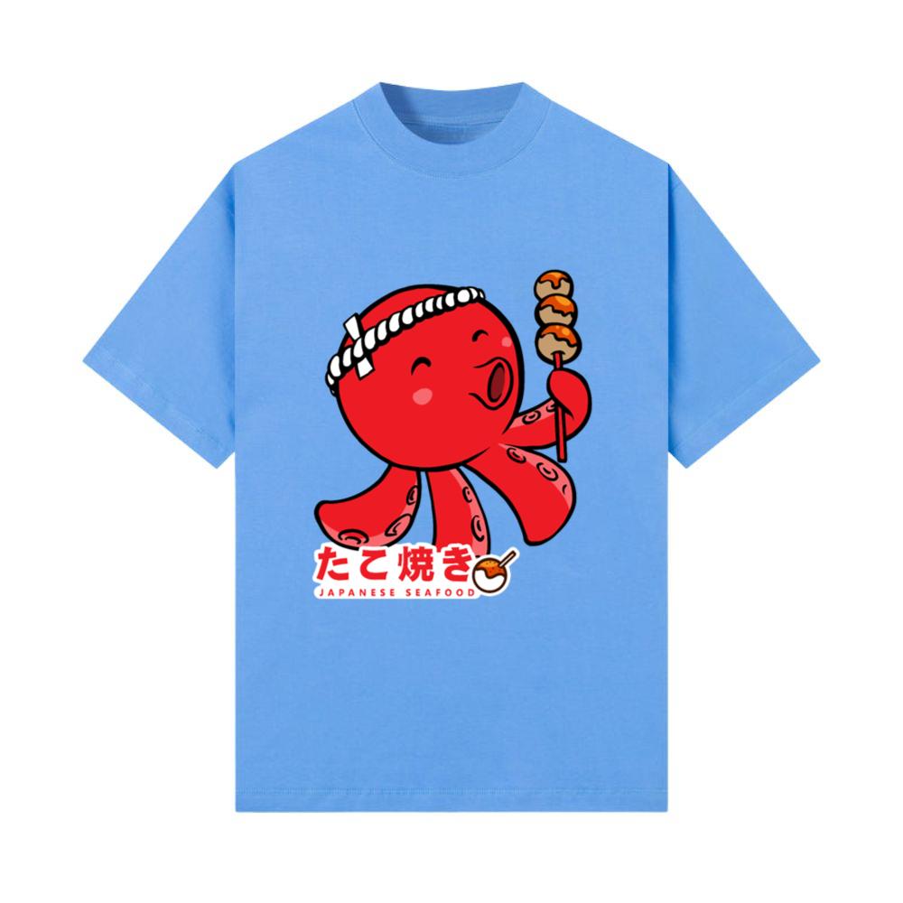 Takoyaki Octopus Cakes Cute Japan Food Anime Fans T-Shirt