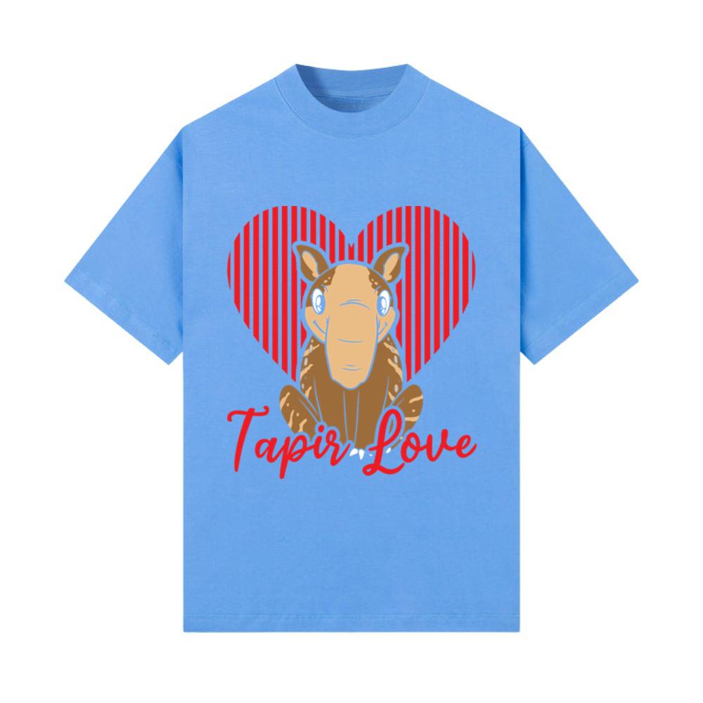 Tapir Heart Wildlife Animal Zookeeper Tapirrific T-Shirt