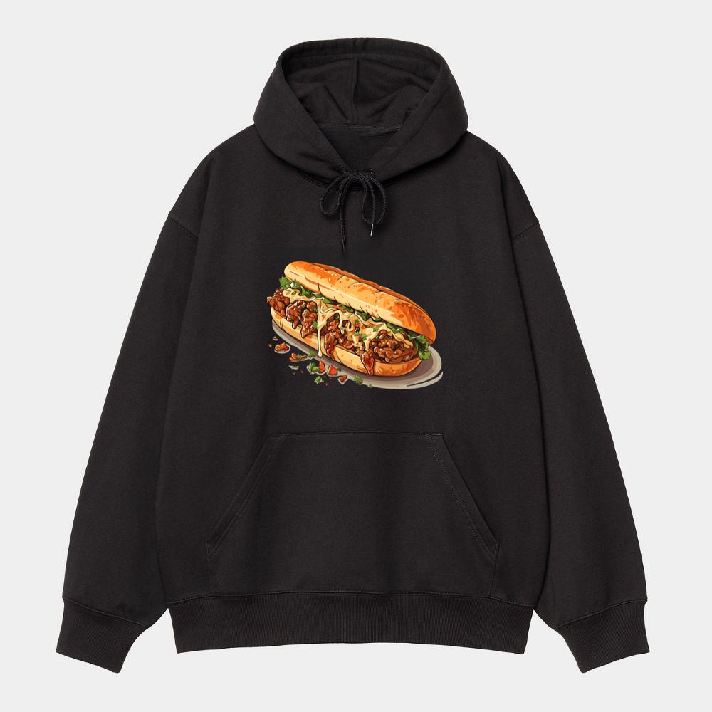 Tasty Grilled Meat Sandwich Hoodie
