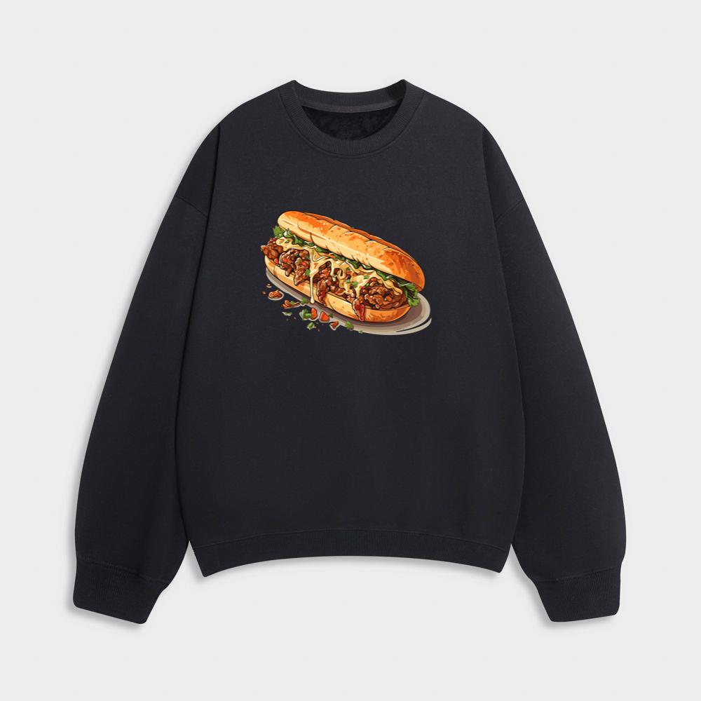 Tasty Grilled Meat Sandwich Sweatshirt