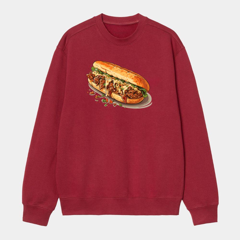 Tasty Grilled Meat Sandwich Sweatshirt