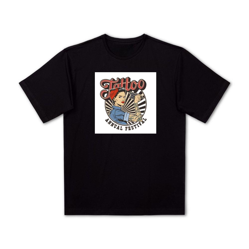 Tattoo Artist with Machine Graphic T-Shirts