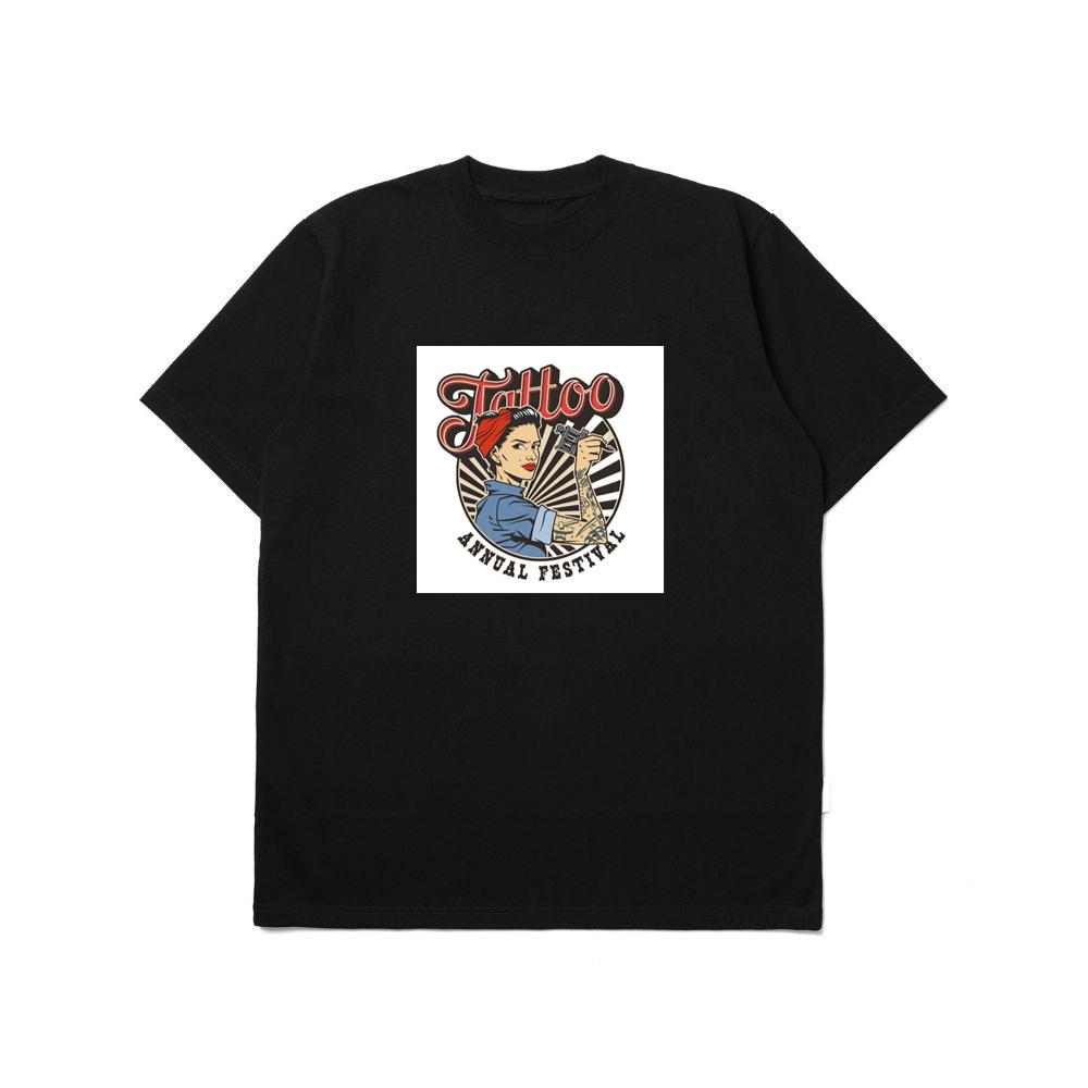 Tattoo Artist with Machine Graphic T-Shirts