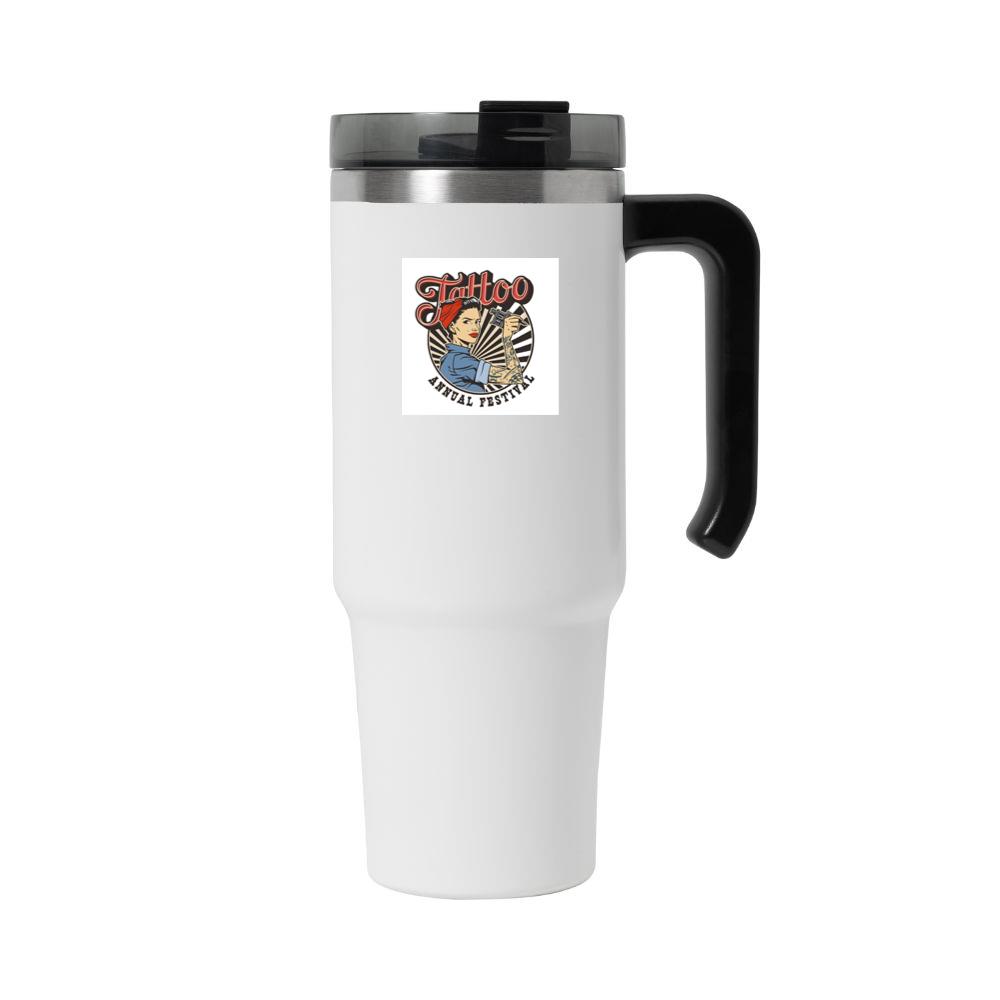 Tattoo Artist with Machine Graphic Tumbler