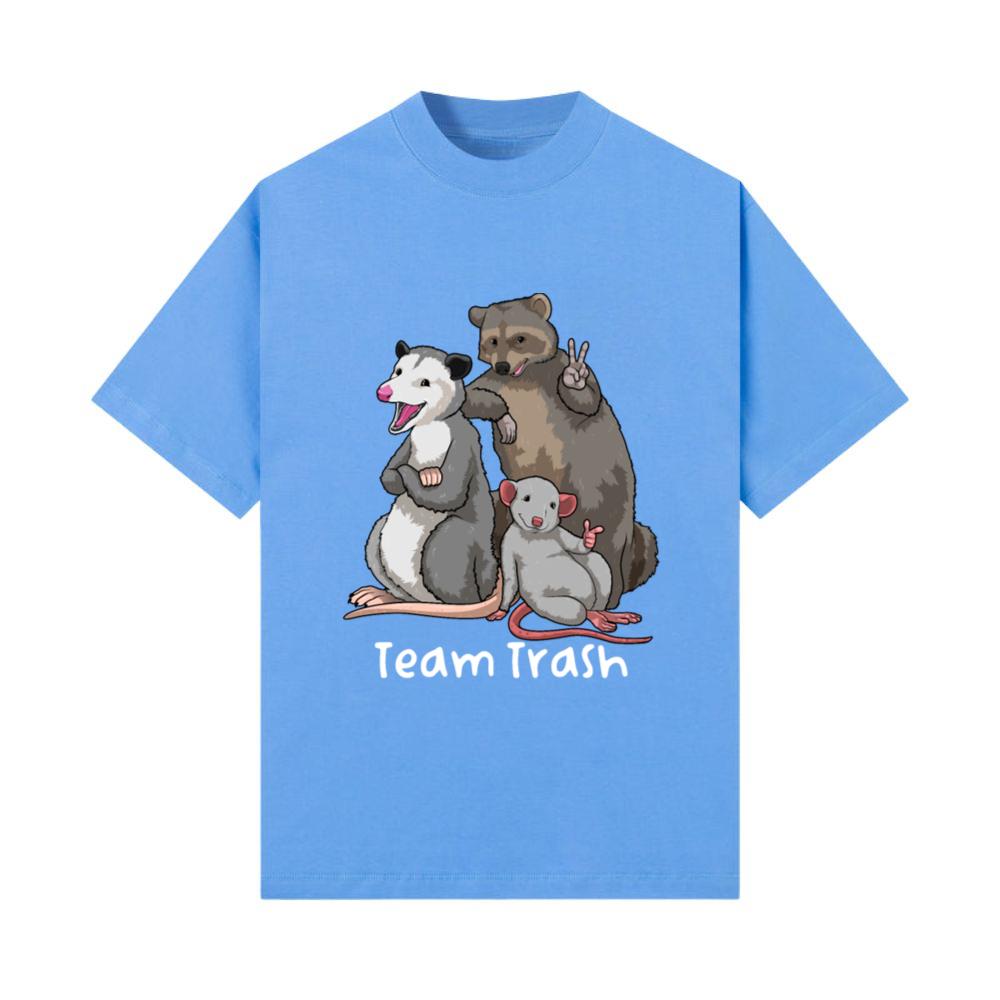 Team Trash Animal Garbage Gang Opossum Raccoon and T-Shirt