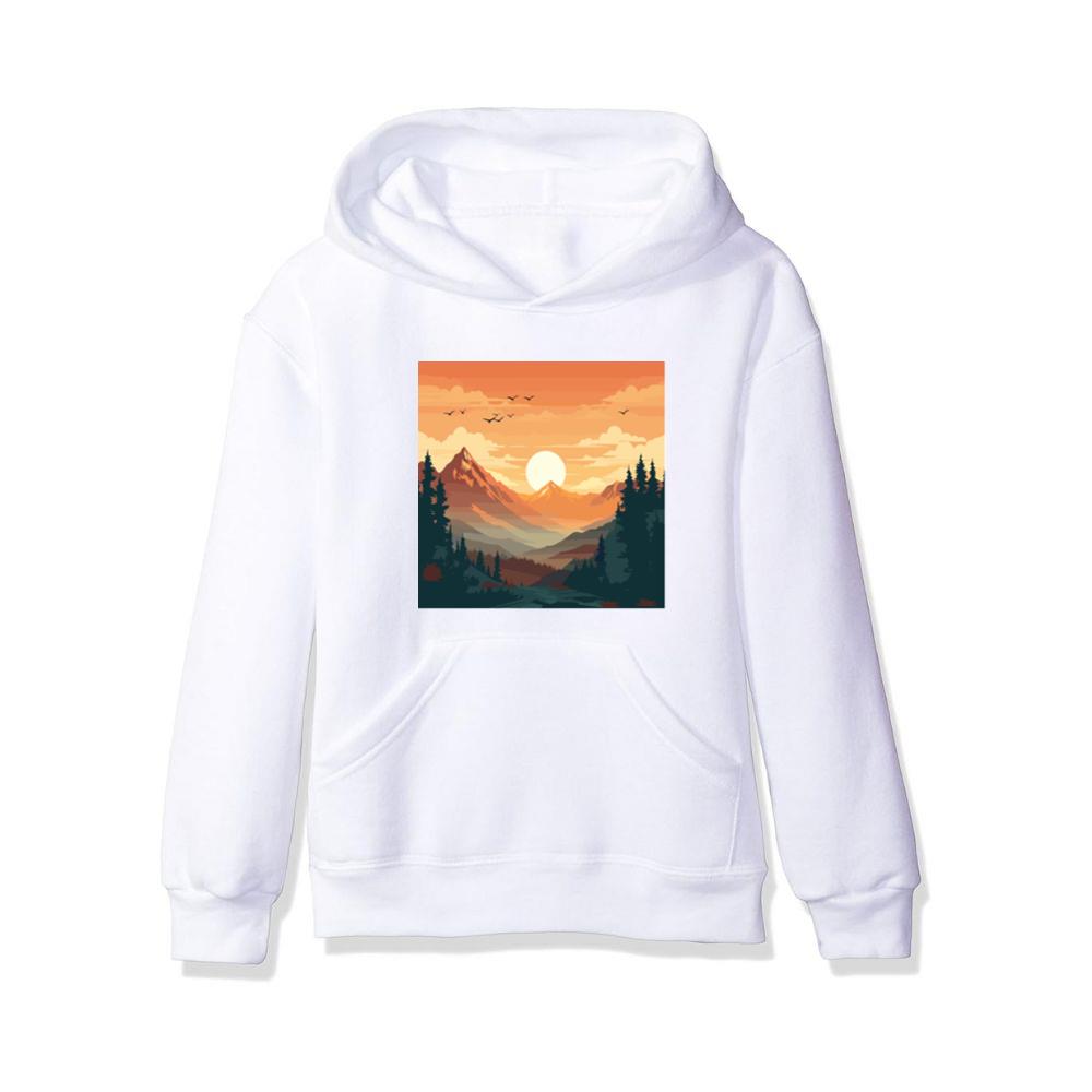 The Amber Ascent of the Alpine Aura Hoodies