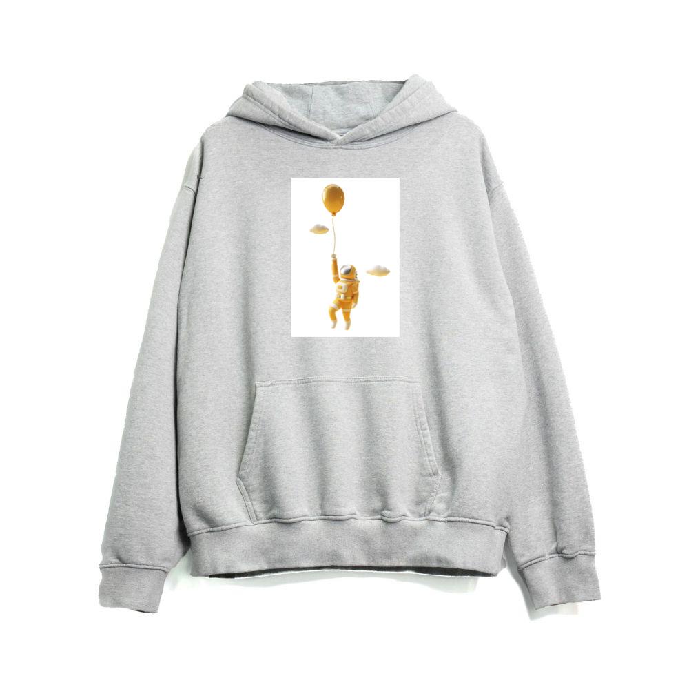The Astronaut's Balloon Journey Hoodies
