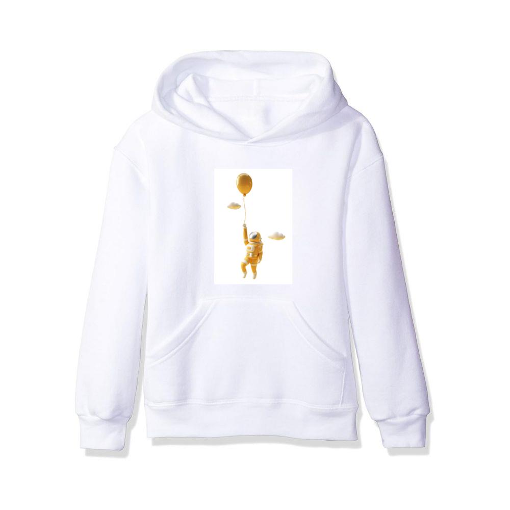 The Astronaut's Balloon Journey Hoodies