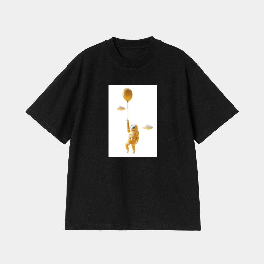 The Astronaut's Balloon Journey T-Shirt
