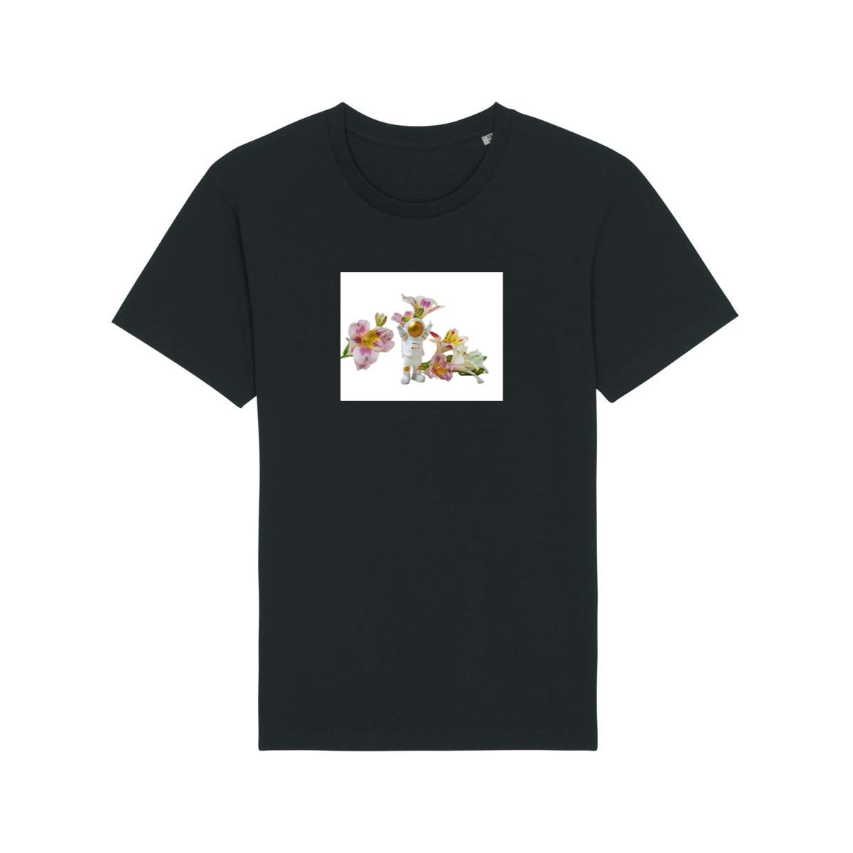 The Astronaut's Floral Encounter T-Shirts
