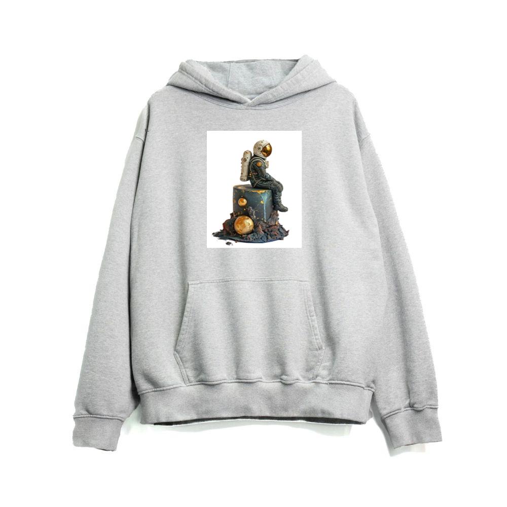 The Astronaut's Planetary Perch Hoodies