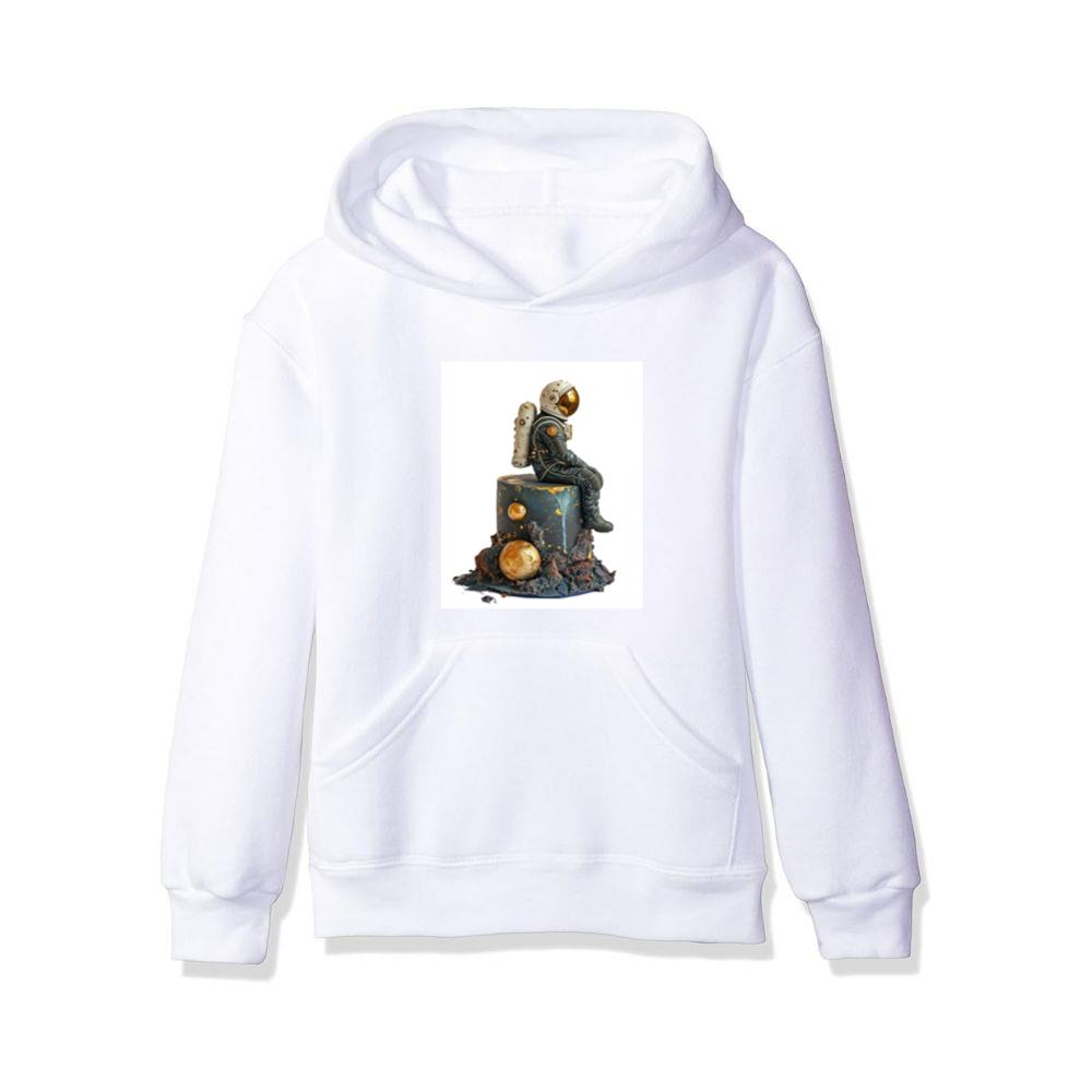 The Astronaut's Planetary Perch Hoodies