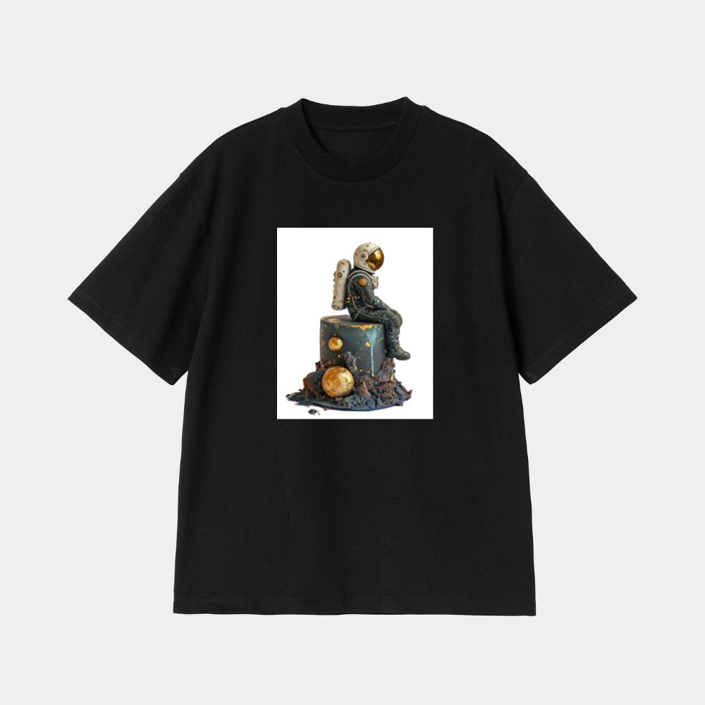 The Astronaut's Planetary Perch T-Shirt