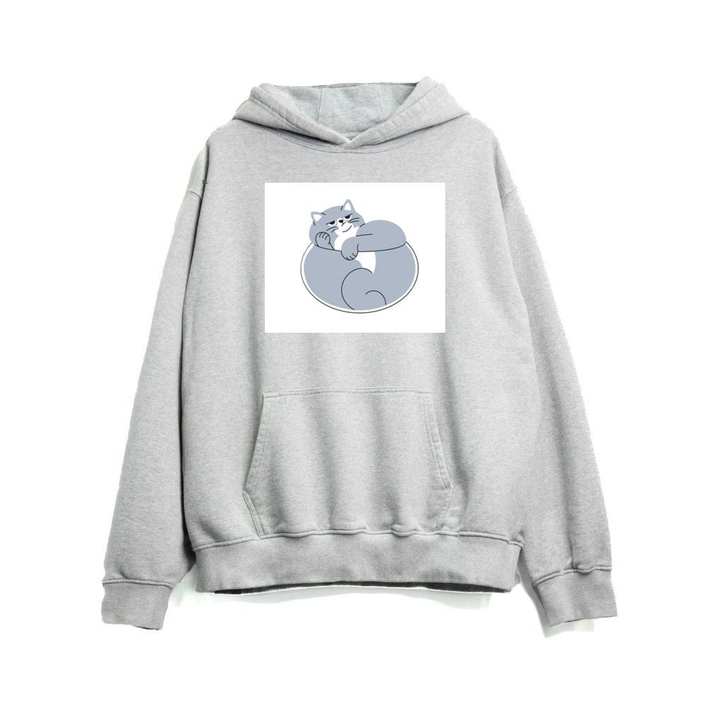 The Cat's Circular World Hoodies