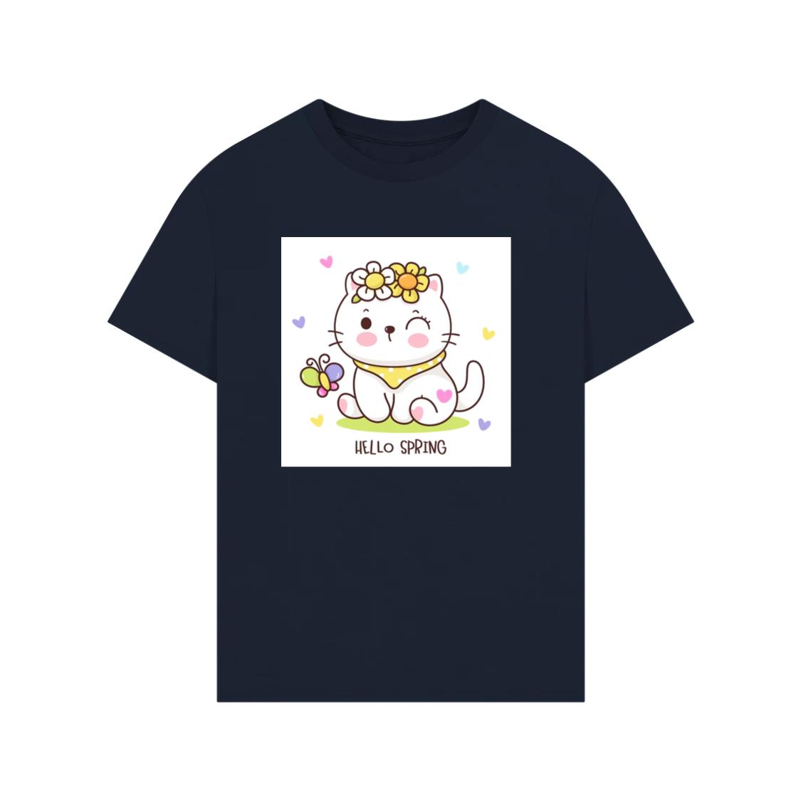 The Cat's Spring Greeting T-Shirt