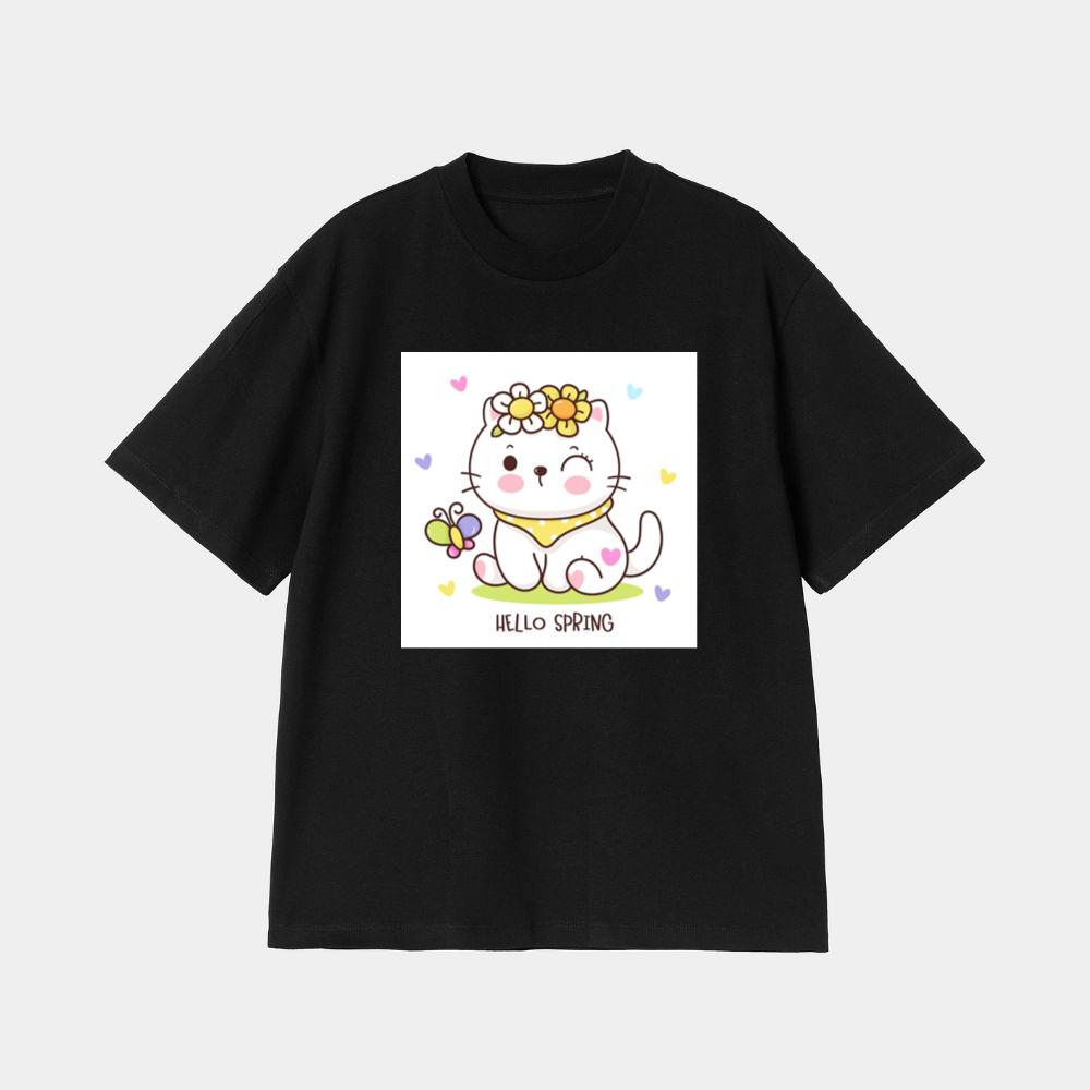 The Cat's Spring Greeting T-Shirt