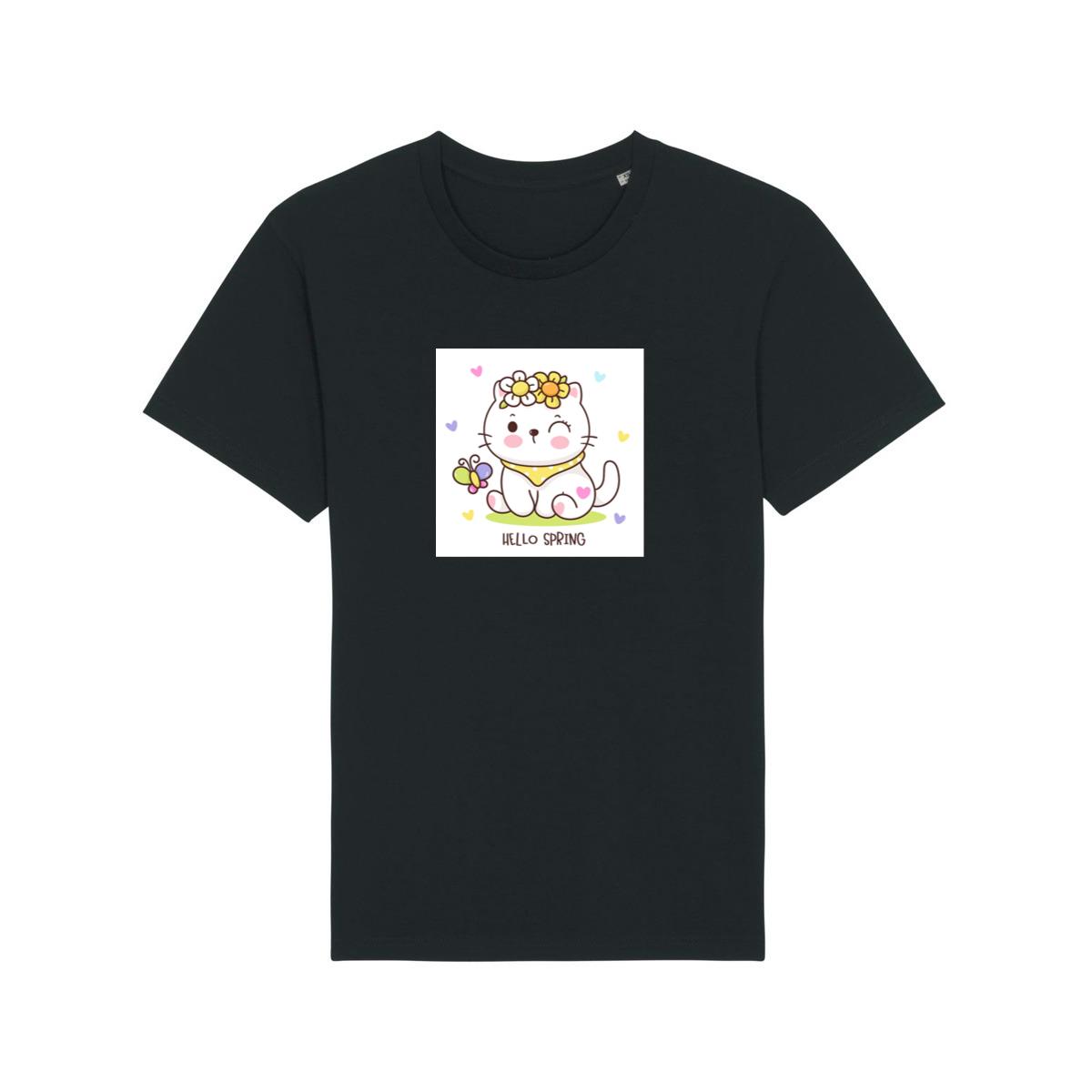 The Cat's Spring Greeting T-Shirts