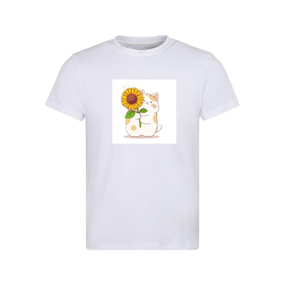 The Cat's Sunflower Gift T-Shirts