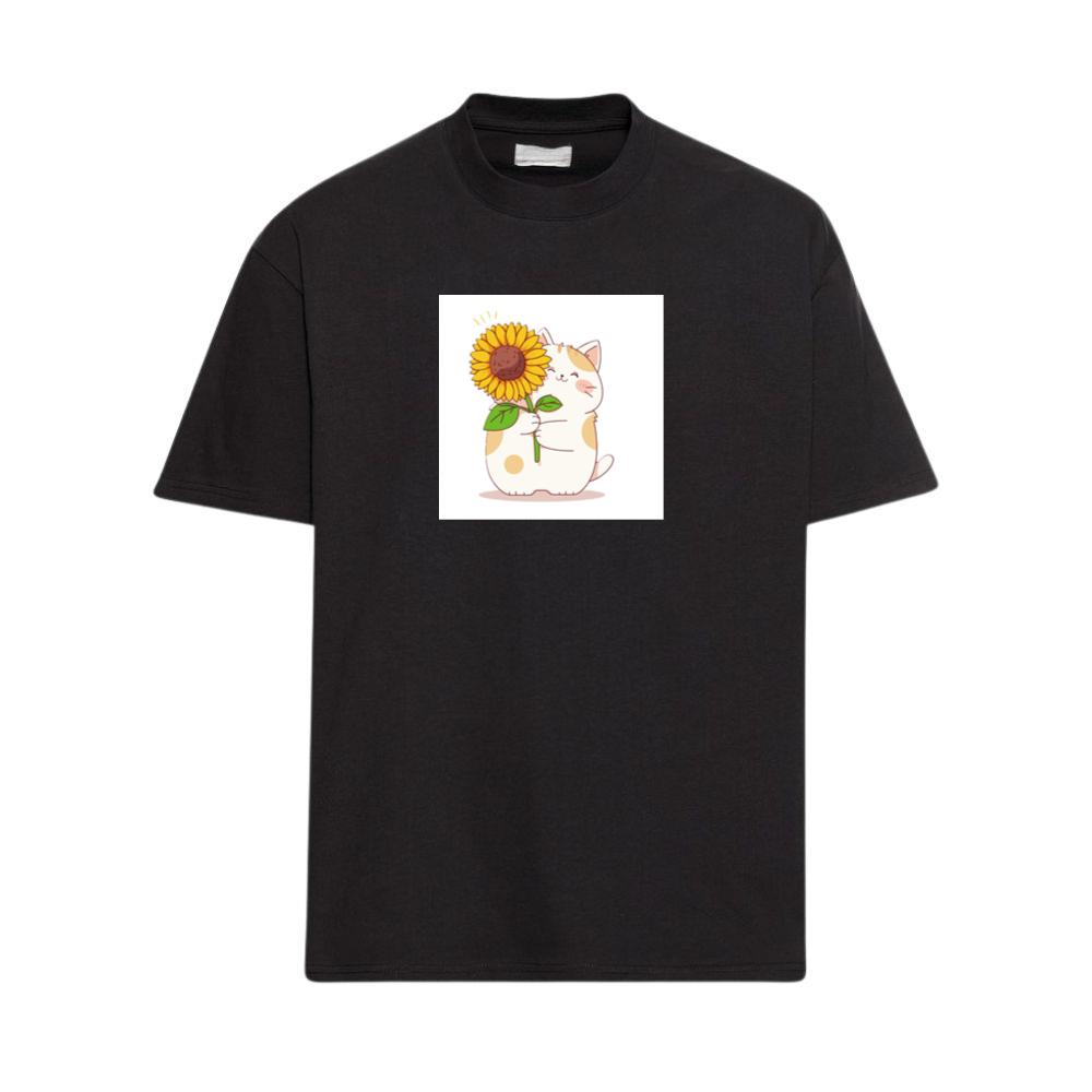 The Cat's Sunflower Gift T-Shirts