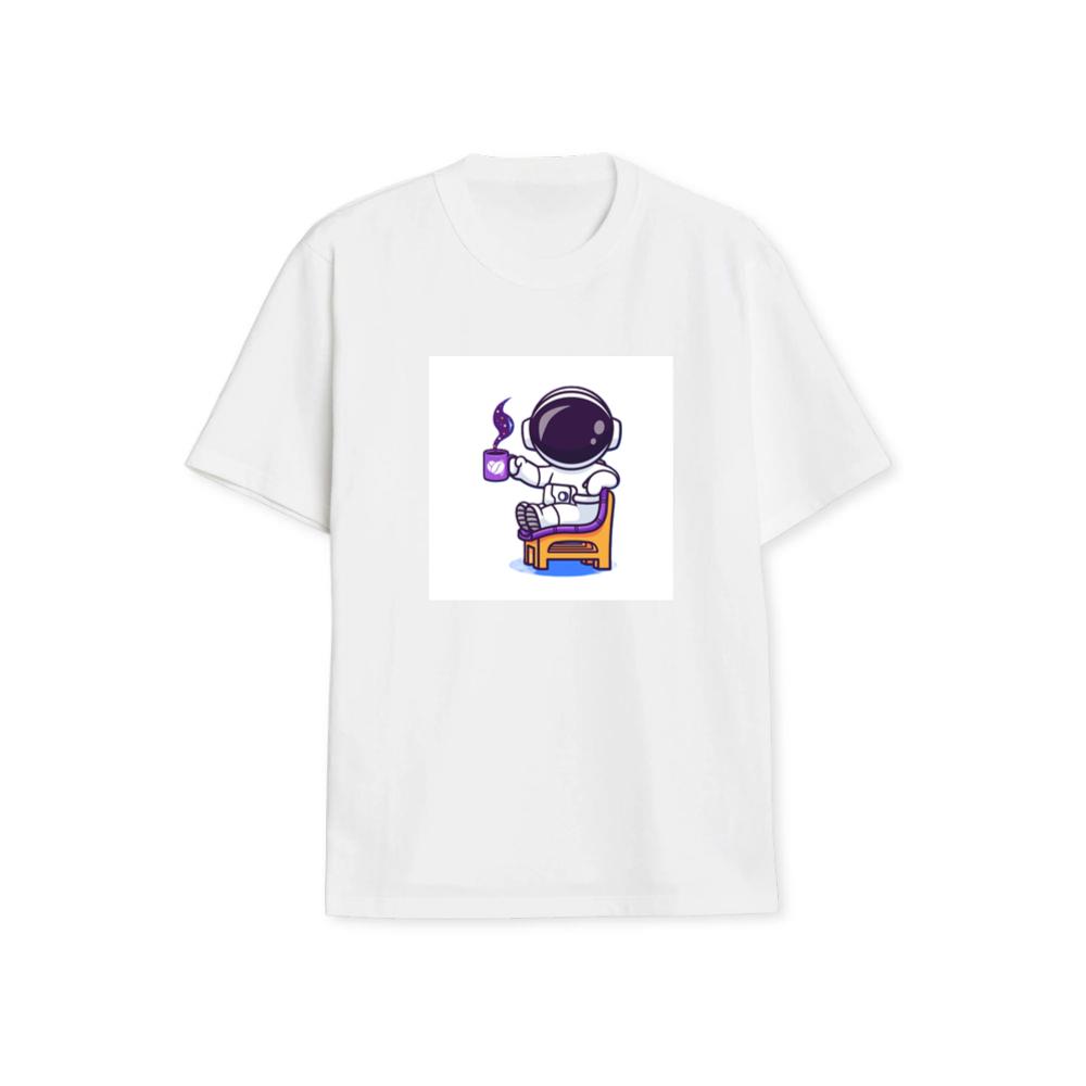 The Cosmic Caffeine Connoisseur's Contemplative Calm T-Shirts