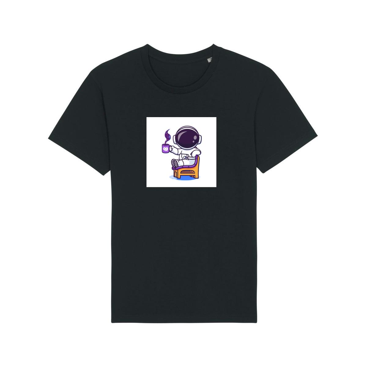 The Cosmic Caffeine Connoisseur's Contemplative Calm T-Shirts