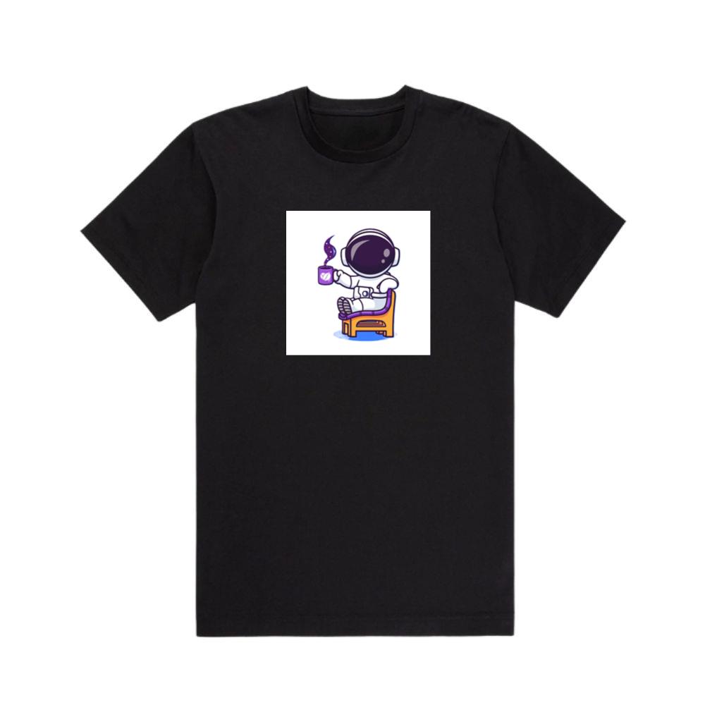 The Cosmic Caffeine Connoisseur's Contemplative Calm T-Shirts