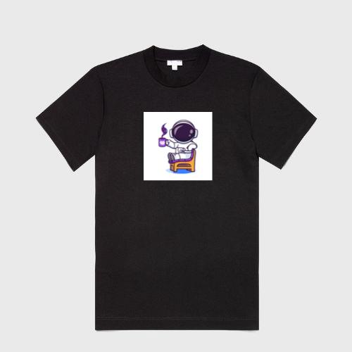 The Cosmic Caffeine Connoisseur's Contemplative Calm T-Shirts
