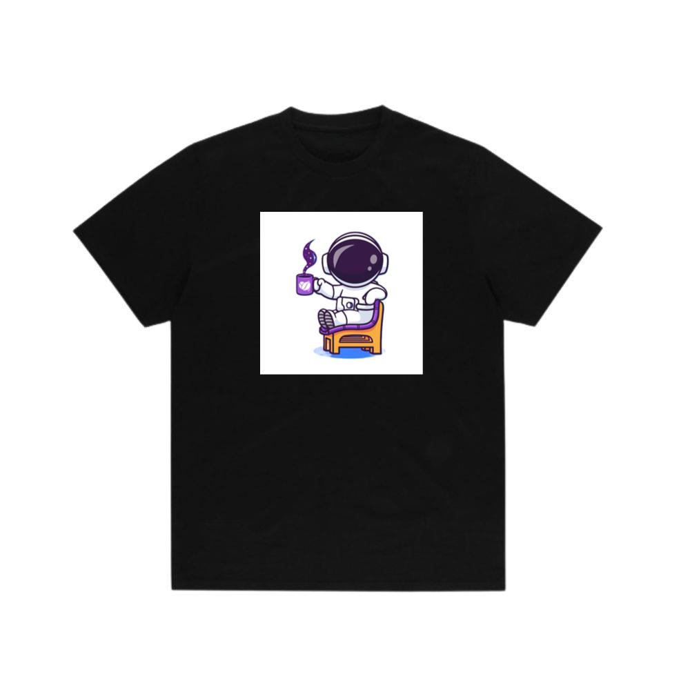The Cosmic Caffeine Connoisseurs Contemplative Calm TShirts Tetebi