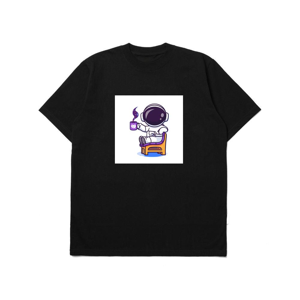 The Cosmic Caffeine Connoisseur's Contemplative Calm T-Shirts