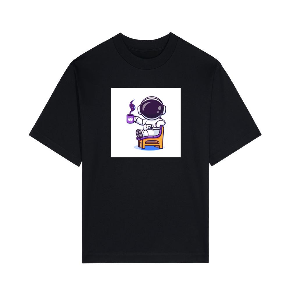 The Cosmic Caffeine Connoisseur's Contemplative Calm T-Shirts