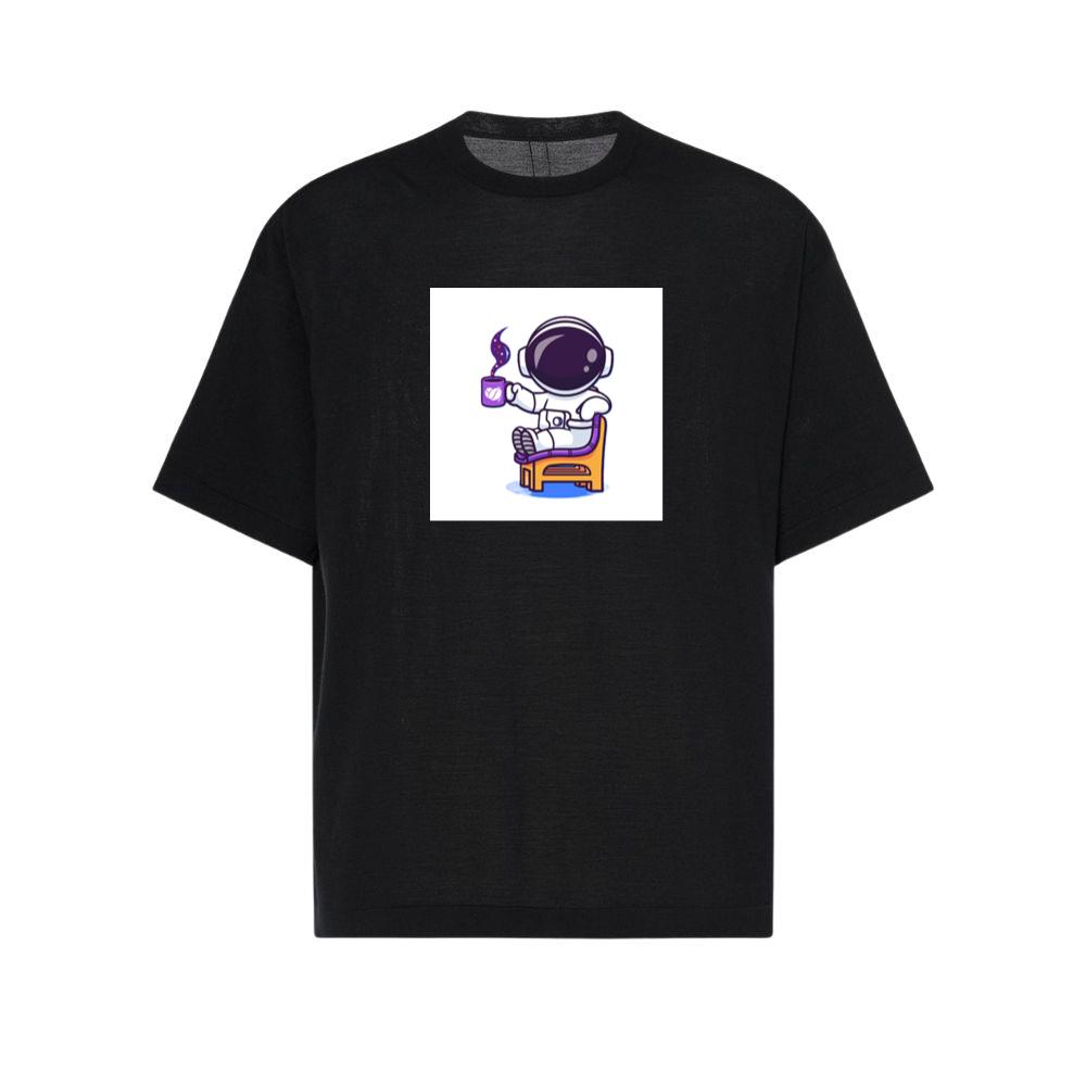 The Cosmic Caffeine Connoisseur's Contemplative Calm T-Shirts