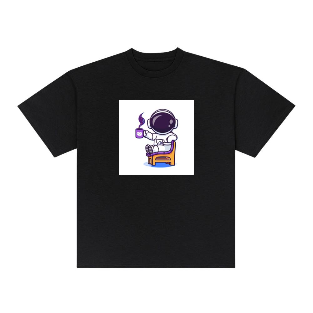 The Cosmic Caffeine Connoisseur's Contemplative Calm T-Shirts