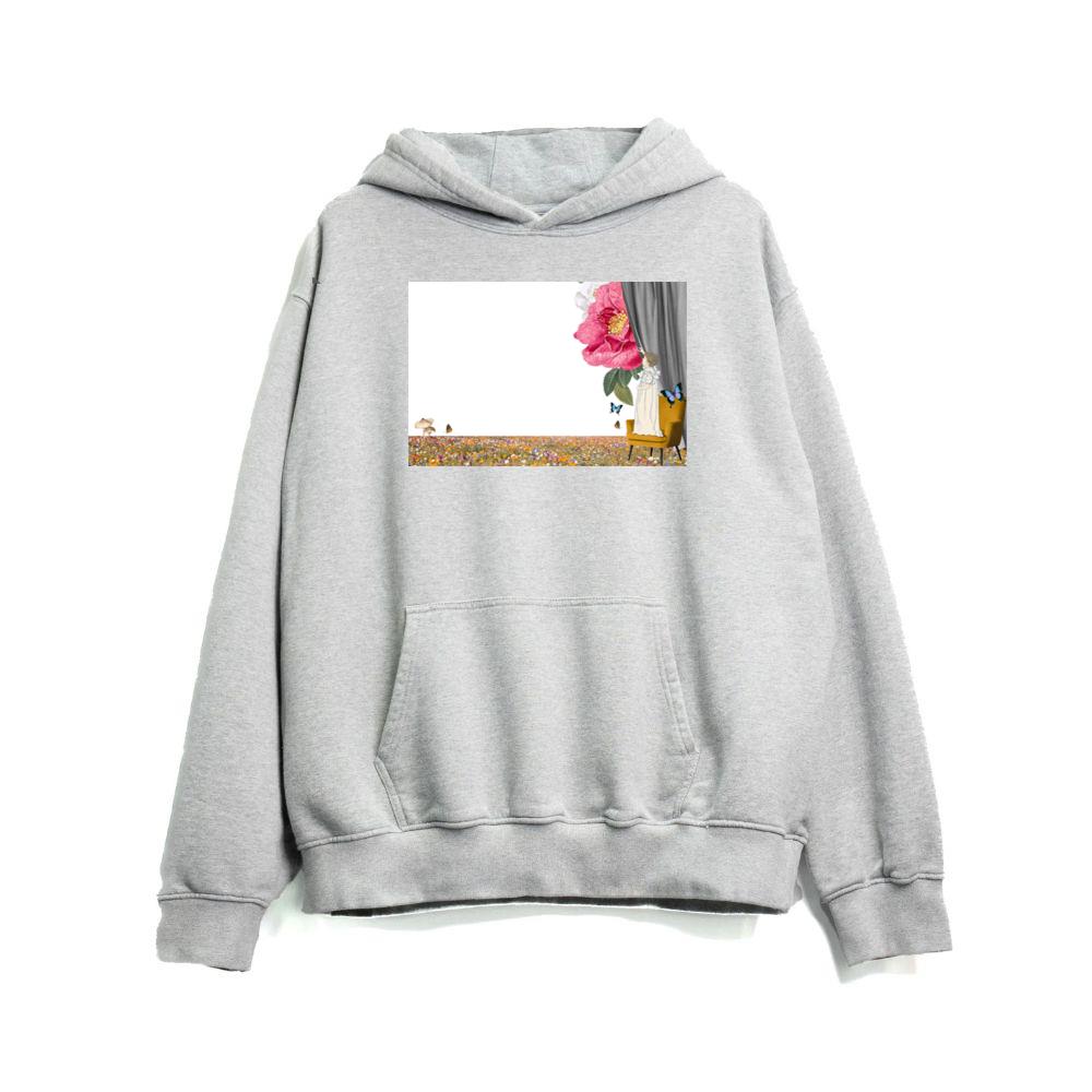 The Curtain to a Flower Field Hoodies