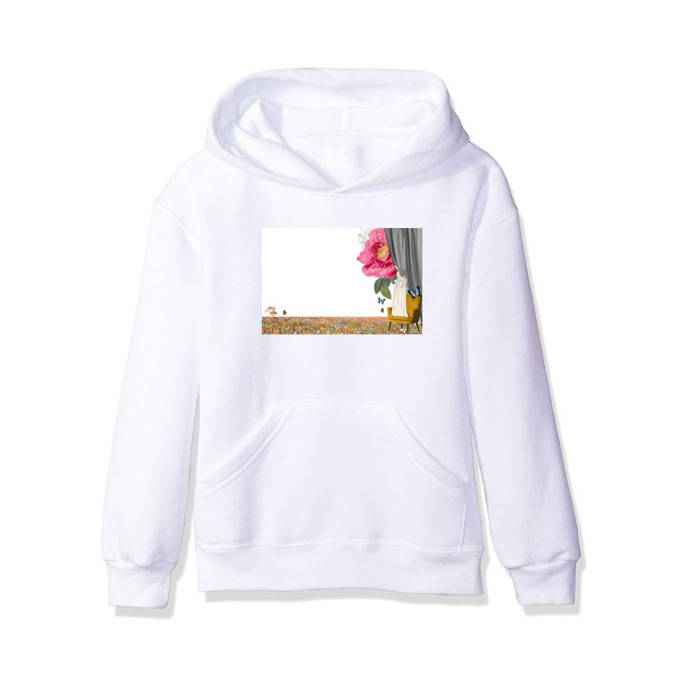 The Curtain to a Flower Field Hoodies
