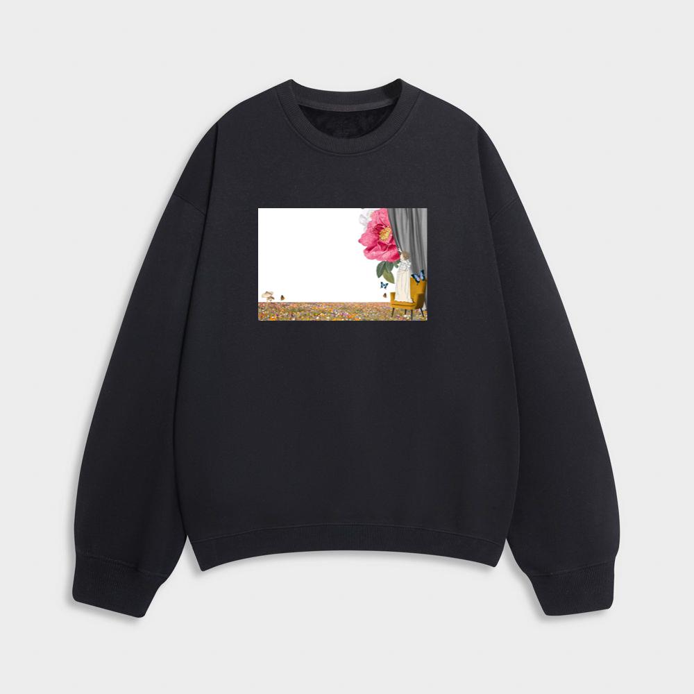 The Curtain to a Flower Field Sweatshirt