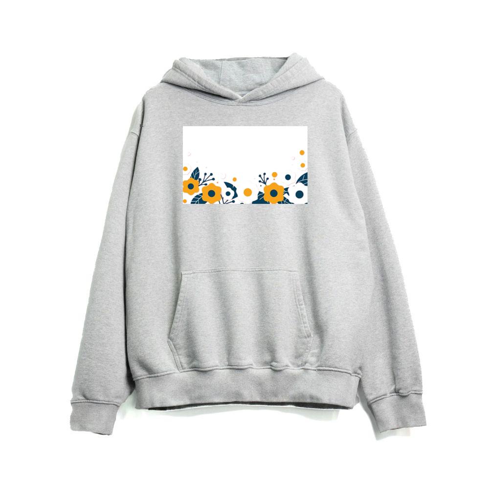 The Dark Leaf and Sunny Bloom Border Hoodies