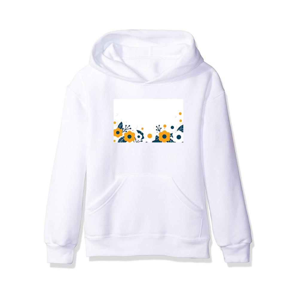 The Dark Leaf and Sunny Bloom Border Hoodies
