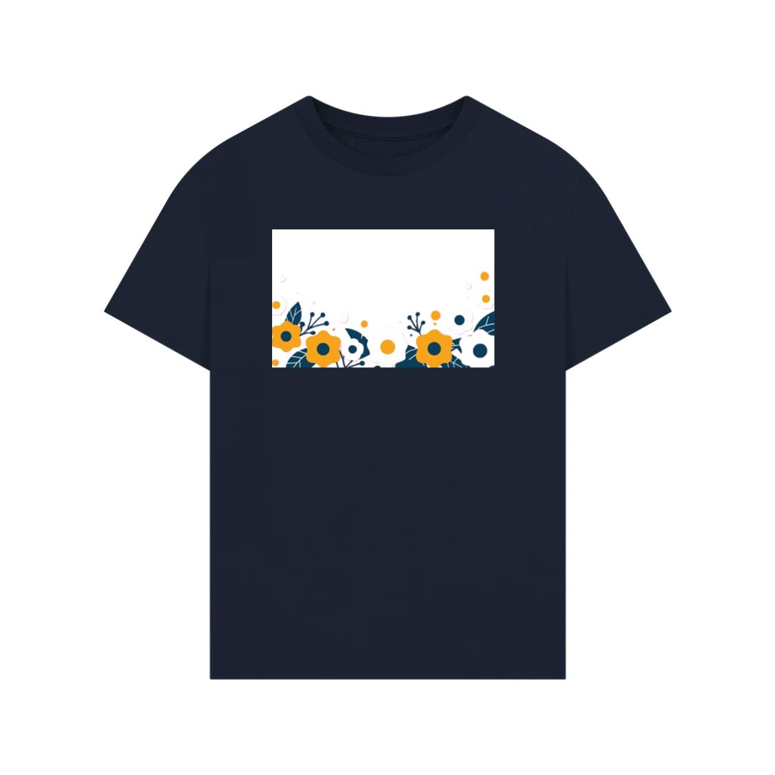 The Dark Leaf and Sunny Bloom Border T-Shirt