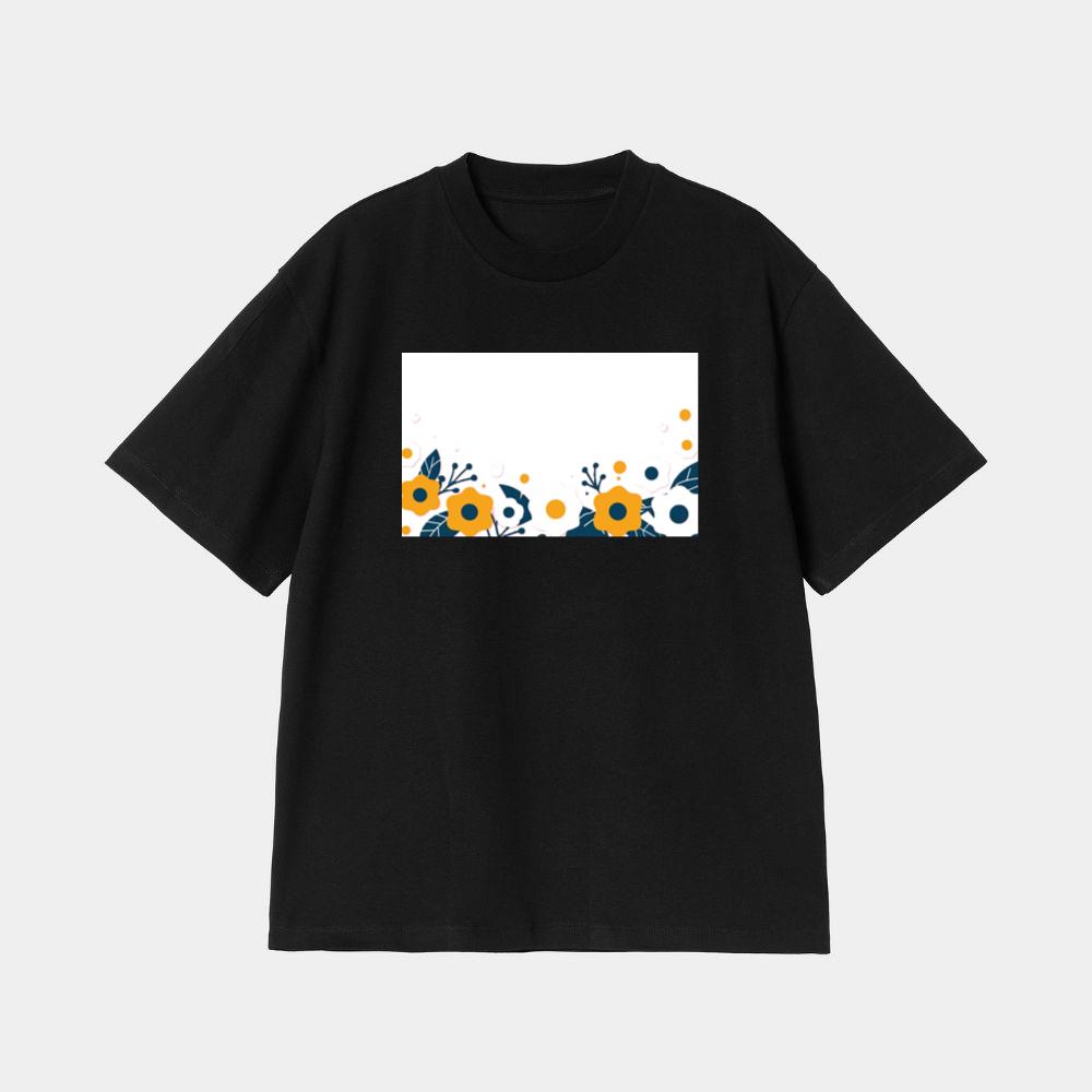 The Dark Leaf and Sunny Bloom Border T-Shirt