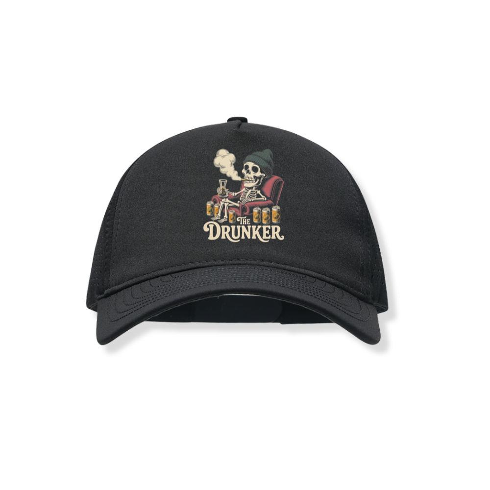 The Drunker Skeleton Beer Mug Design Black Hat
