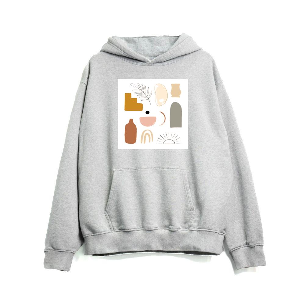 The Earth's Abstract Language Hoodies