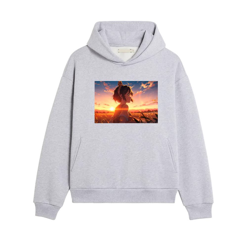 The Ember Farewell and the Whispering Grass Hoodies