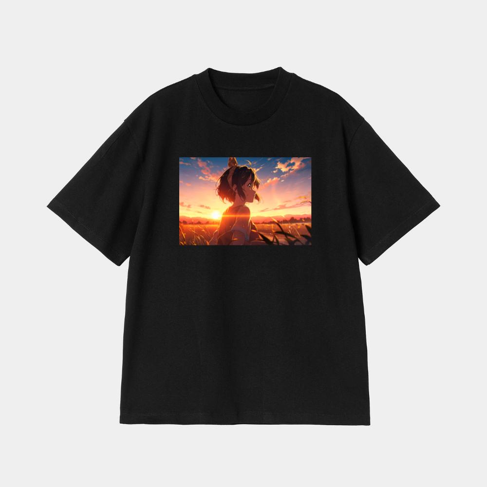 The Ember Farewell and the Whispering Grass T-Shirt