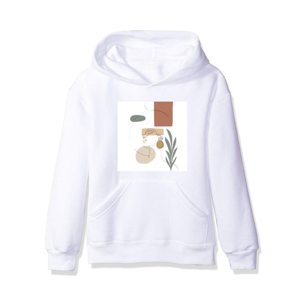 The Face in Earth and Line Hoodies