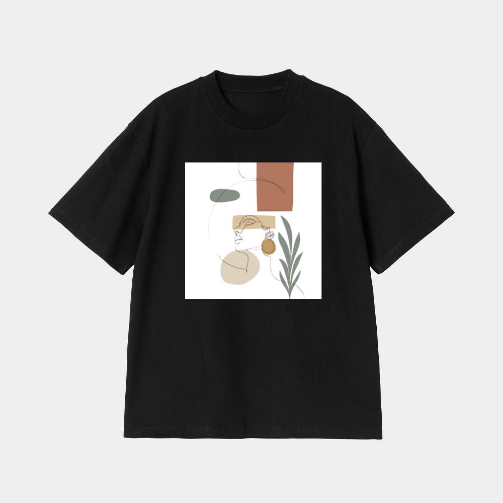The Face in Earth and Line T-Shirt