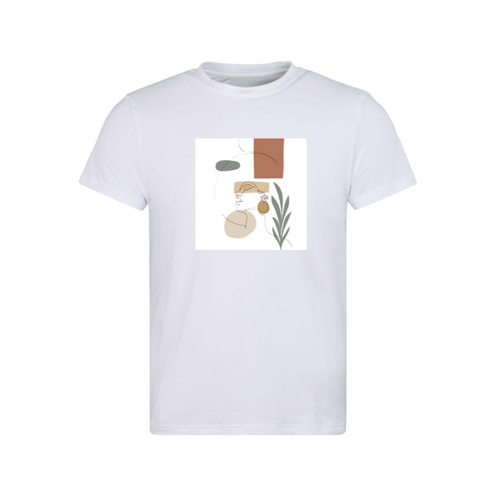 The Face in Earth and Line T-Shirts