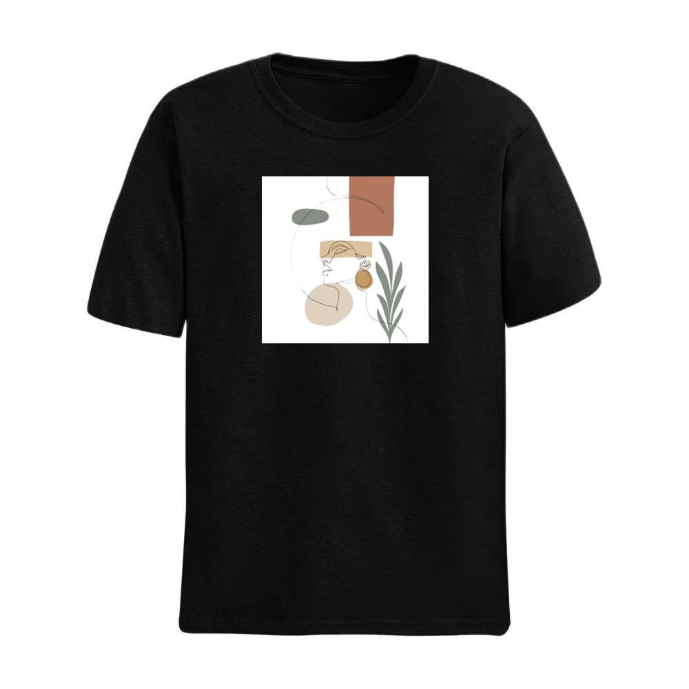 The Face in Earth and Line T-Shirts