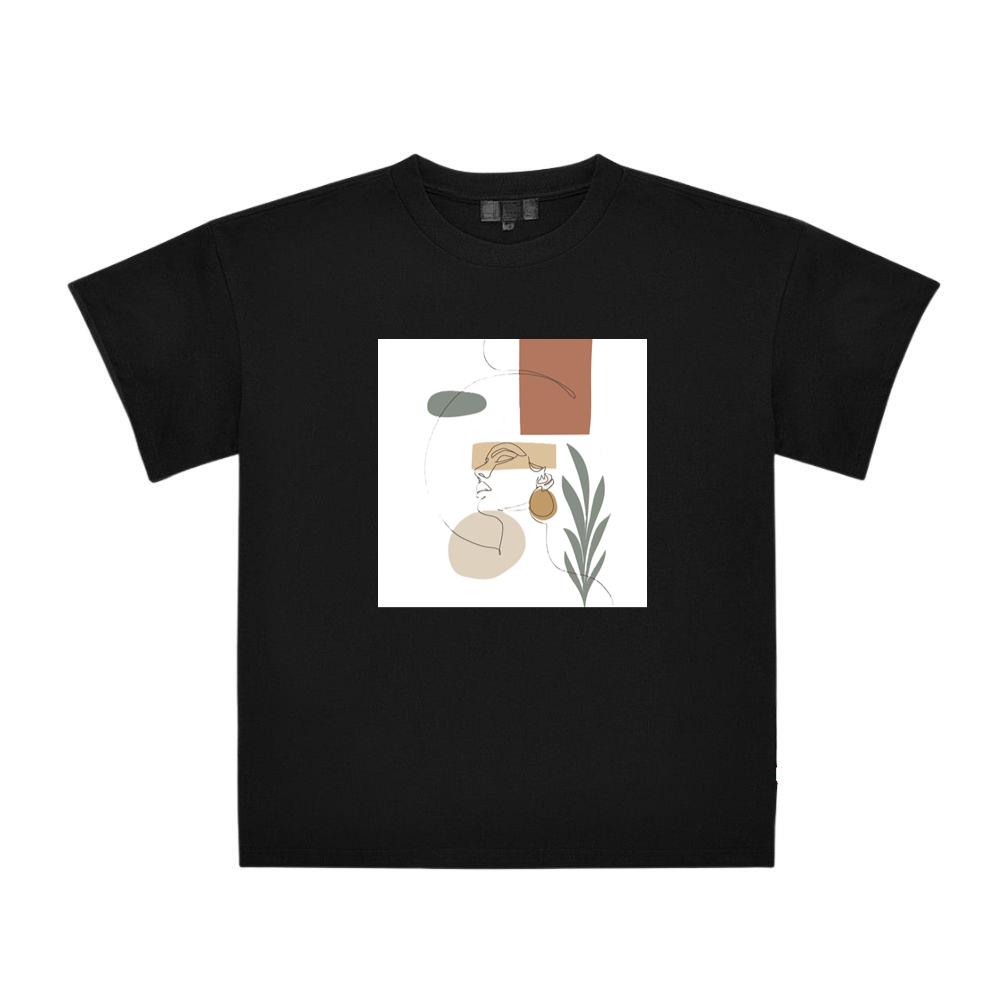 The Face in Earth and Line T-Shirts