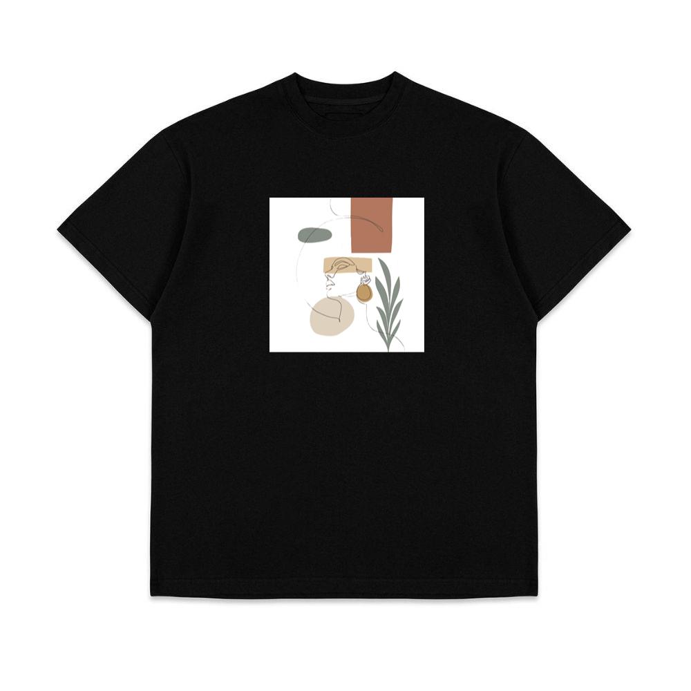 The Face in Earth and Line T-Shirts
